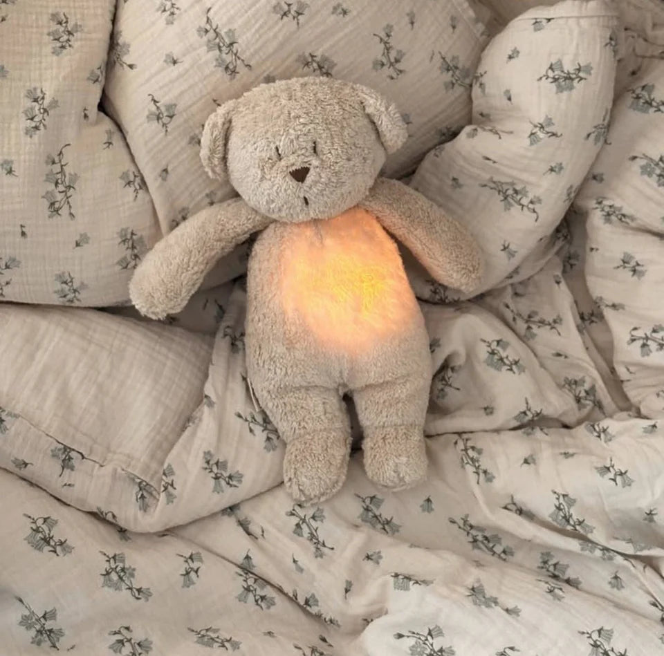 Moonie Organic Humming Bear - Sand