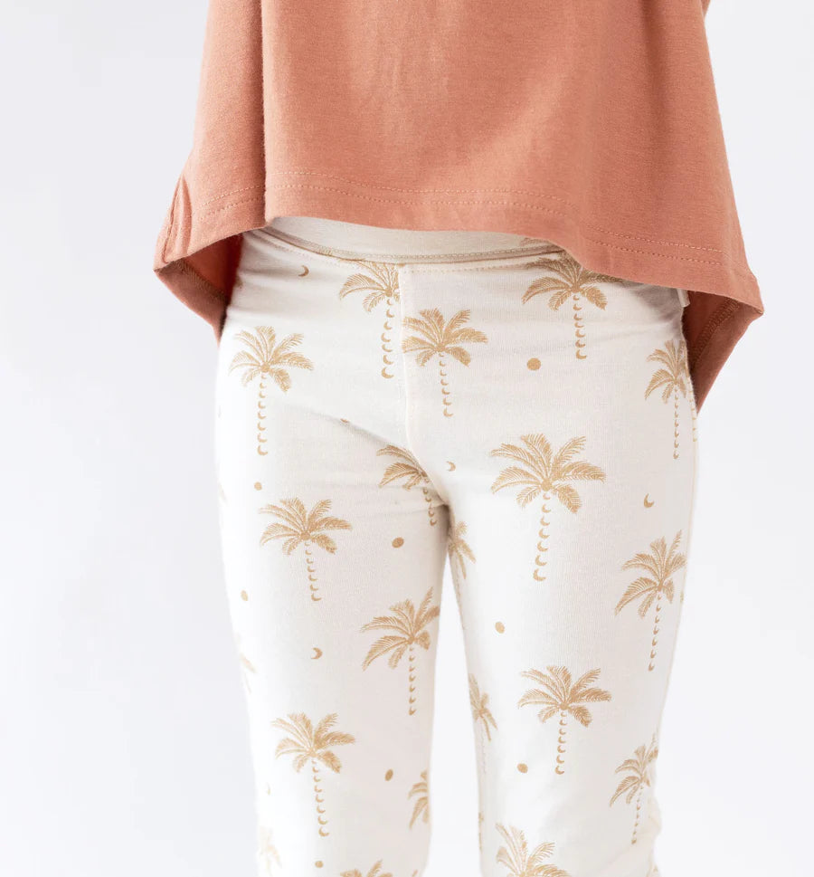 Bam Loves Boo Palm Tree Leggings