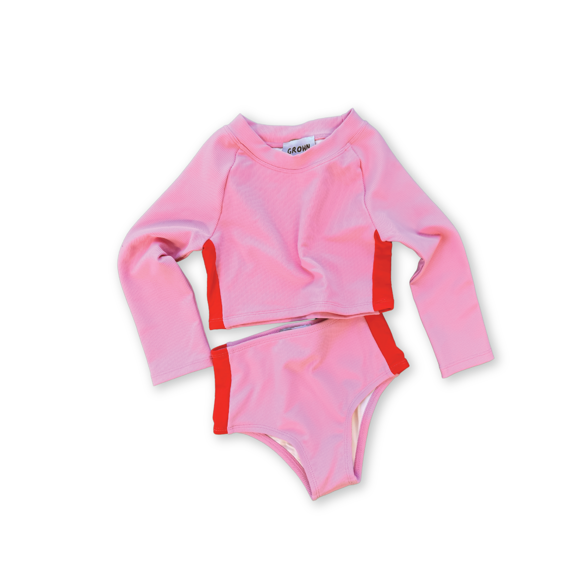 Grown Long Sleeve Bikini - Candy
