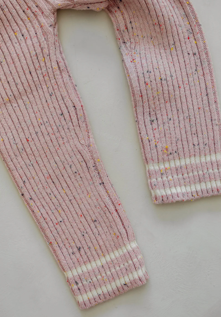Belle & Sun Pants- Pink Salt