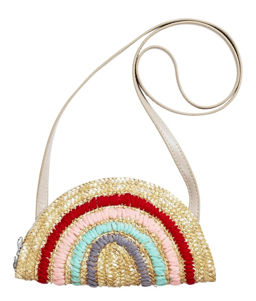 Acorn Rainbow Straw Bag