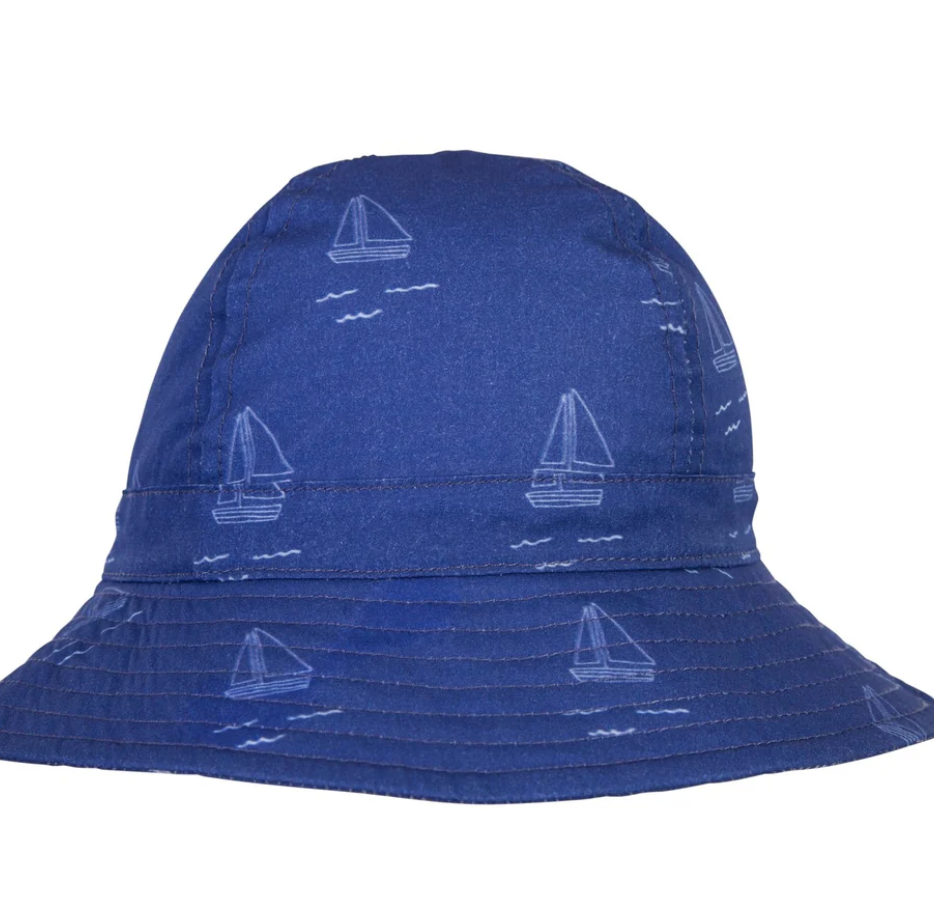 Acorn Kids Sailing Infant Sunhat Navy Blue
