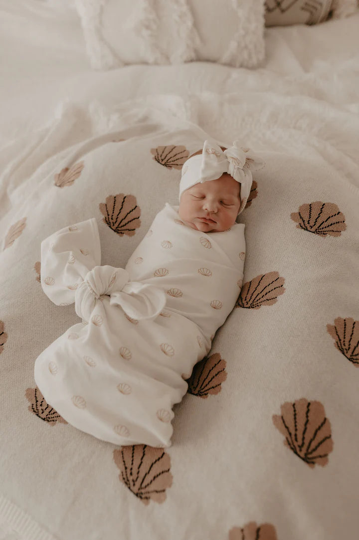 Woven Kids - Shell Blanket Nude