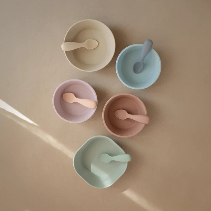 Mushie Silicone Bowl - Soft Lilac