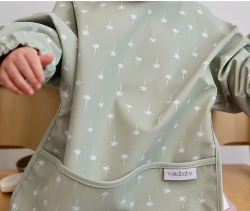 Kynd Baby Messy Bib - Tiny Palm