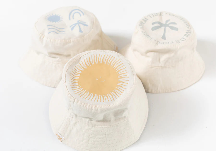 Bam loves Boo Reversible Bucket Hat - Solstice / Mocha