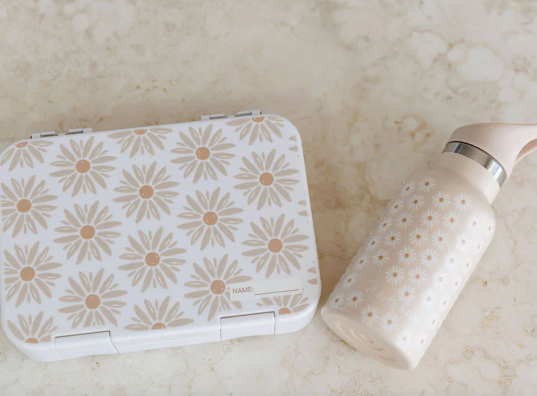 Woven Kids Medium Bento Box - Daisy
