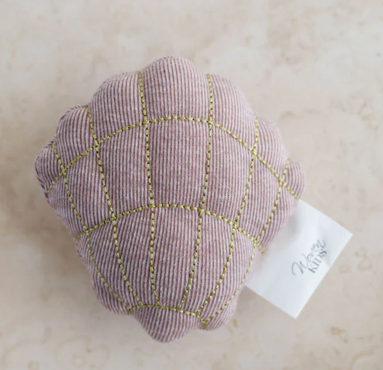 Woven Kids Seashell Rattle