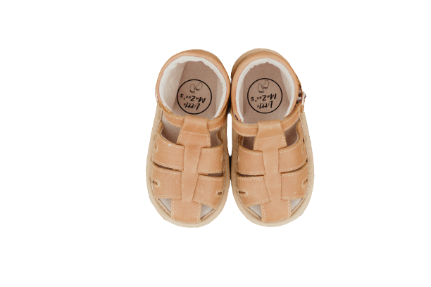Little MaZoes Zoe Sandal - Caramel