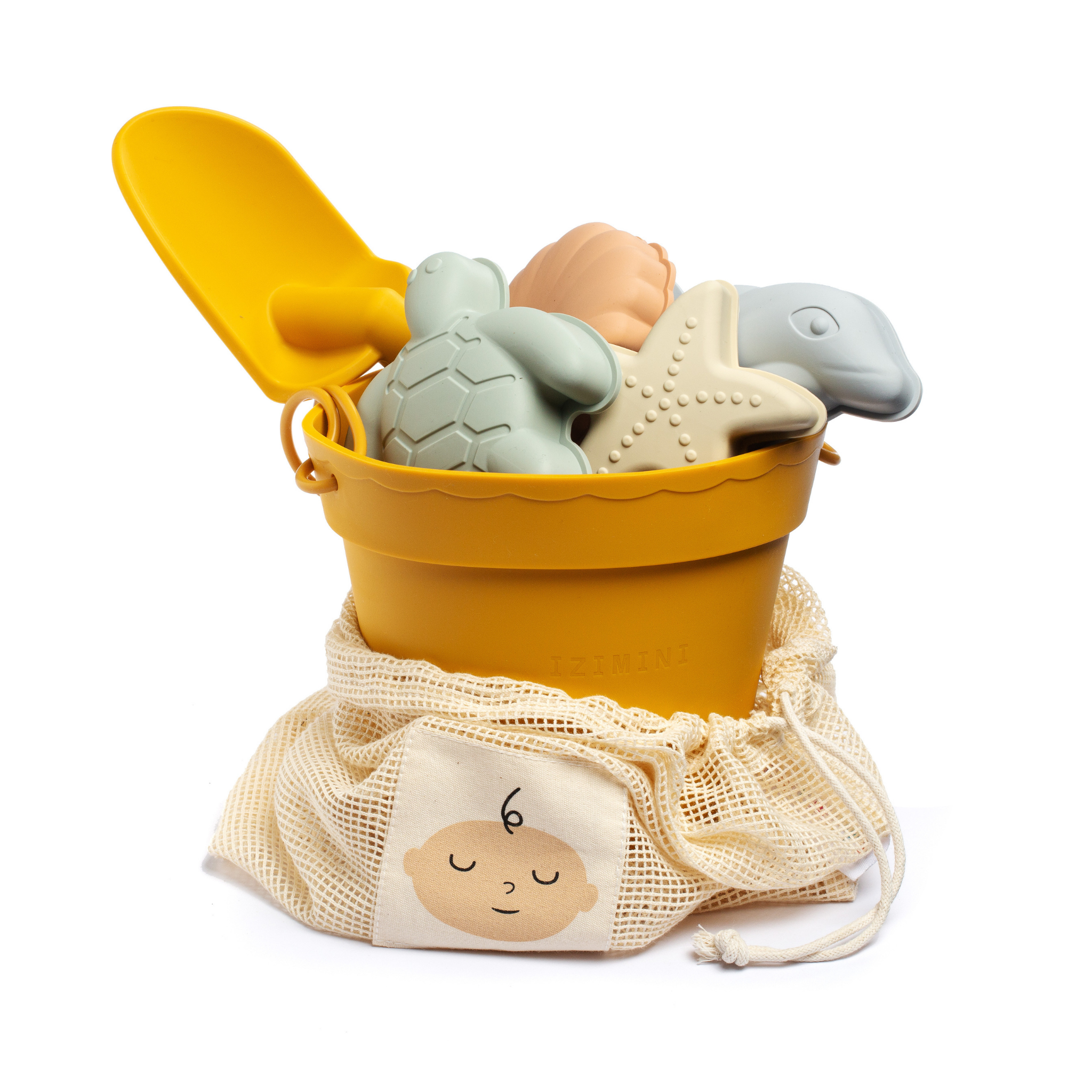 Beach toys set: Mustard