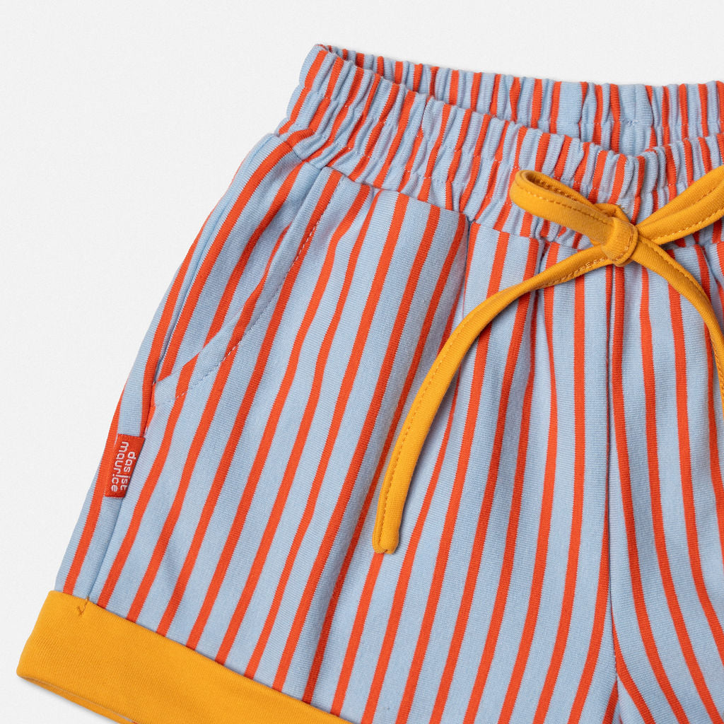 Das Ist Maurice Shorts Blue & Orange Stripes