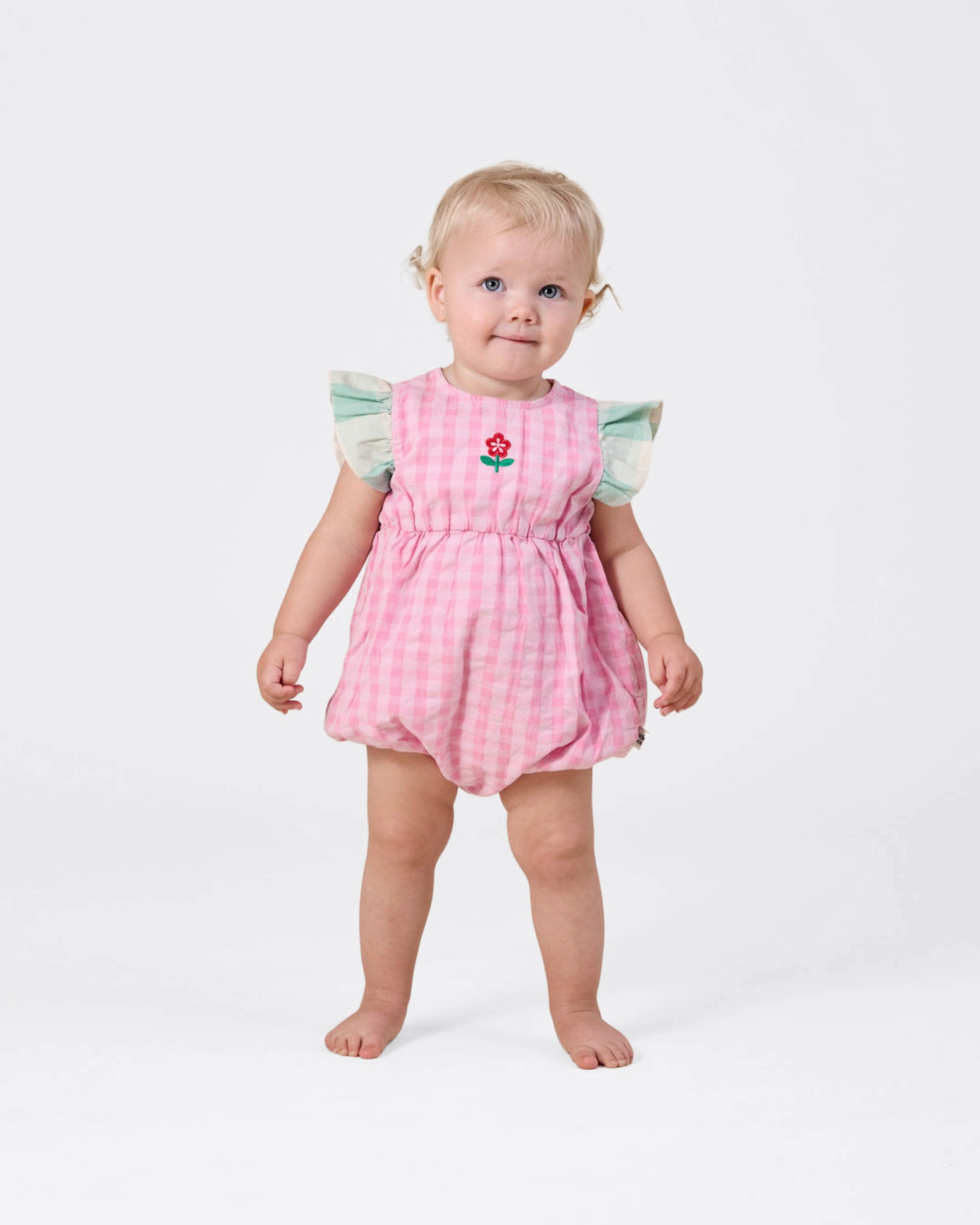 GOLDIE & ACE GINGHAM LANI ROMPER