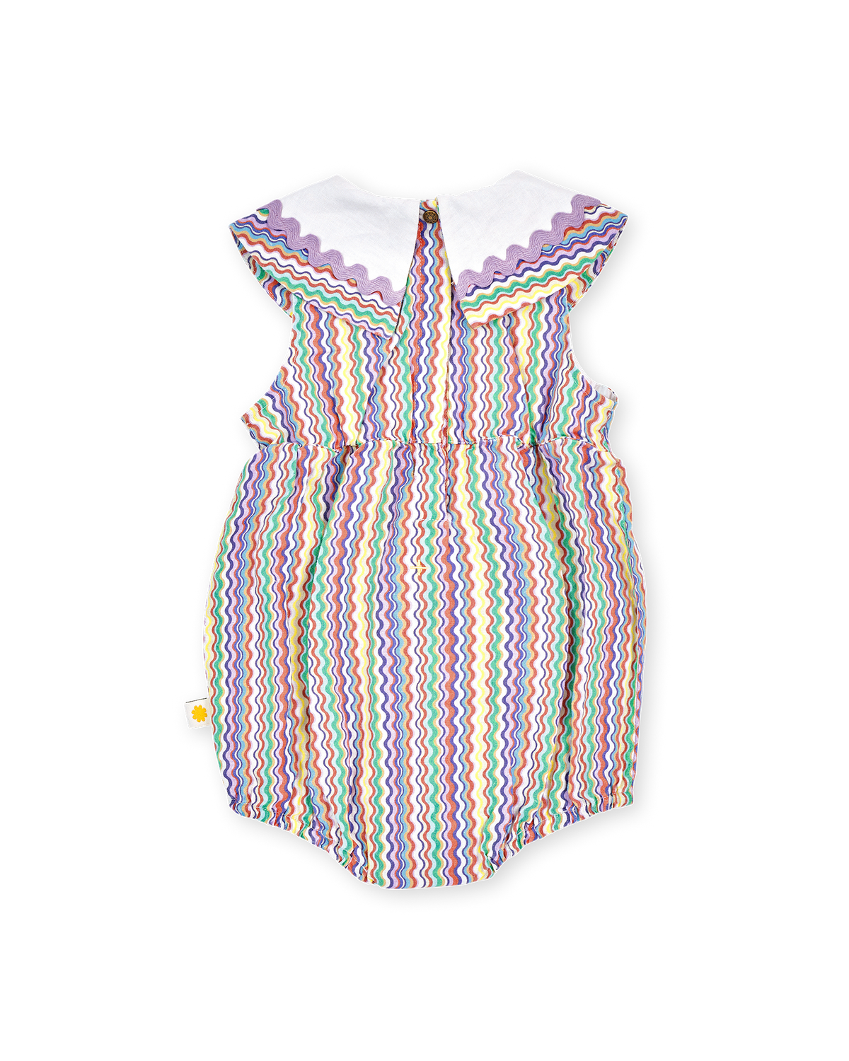 Goldie & Ace Ric Rac Ava Collared Romper