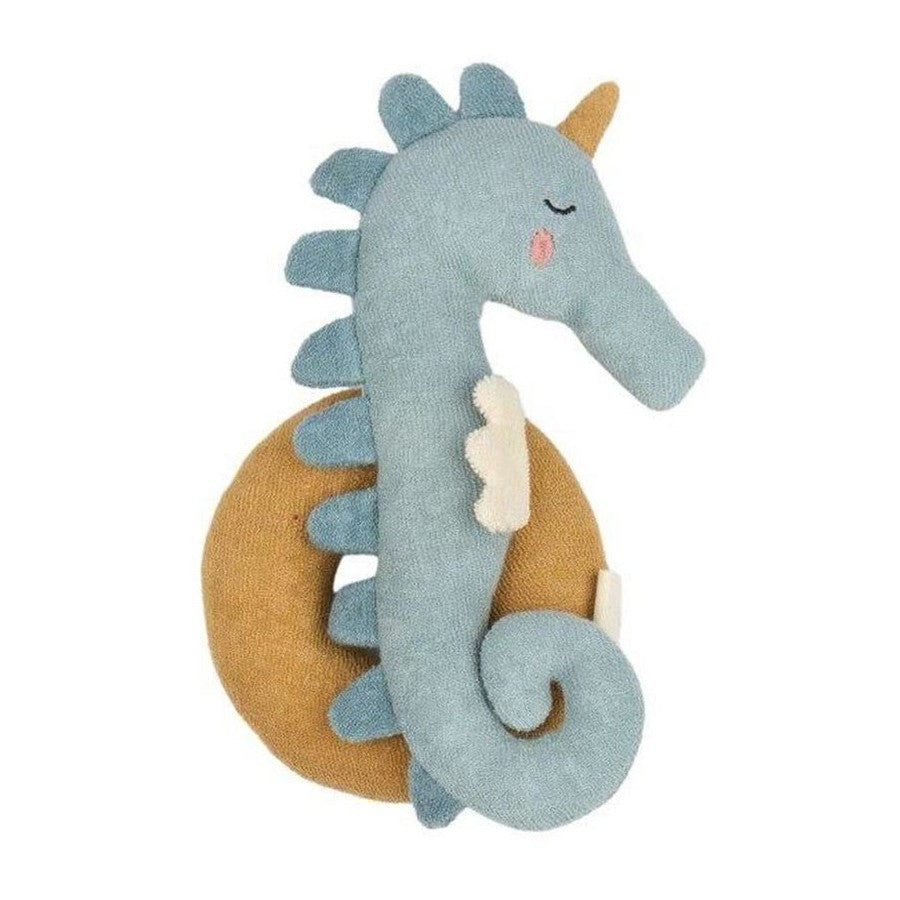Fabelab Rattle  Seahorse Slate 21 cm
