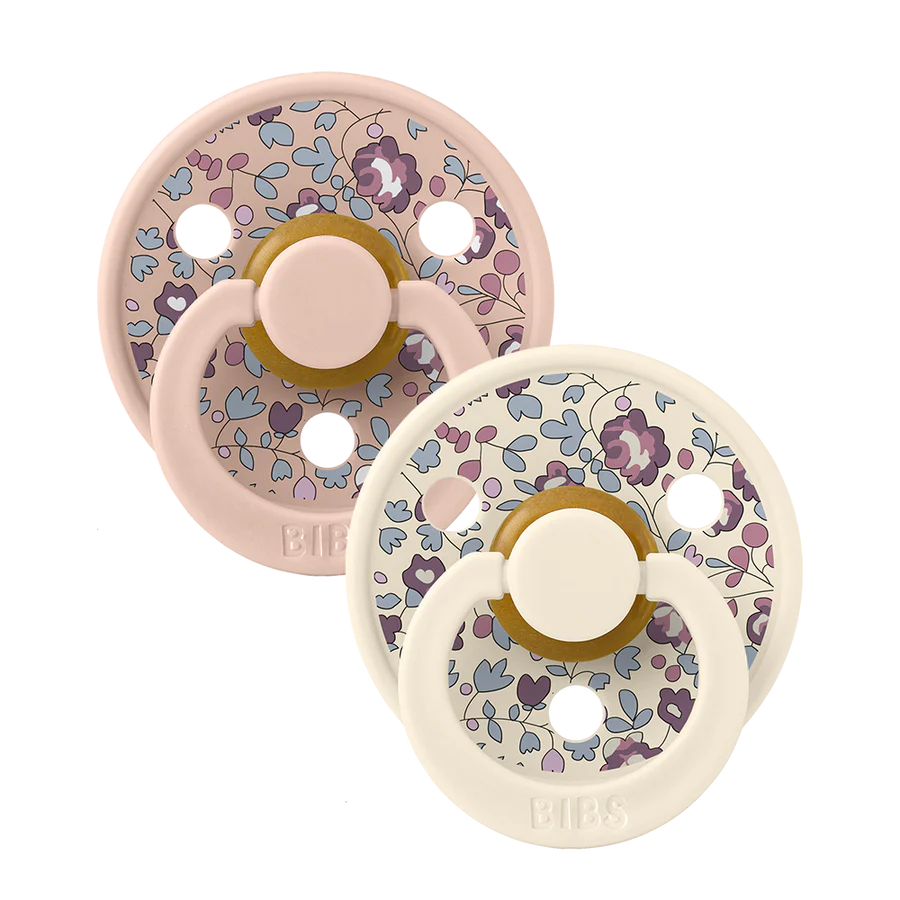 Bibs Dummies Liberty Colour -  Eloise/Blush 2pack
