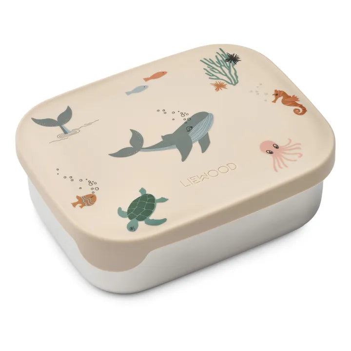 Liewood Arthur Printed Lunchbox  Sea Creature / Sandy