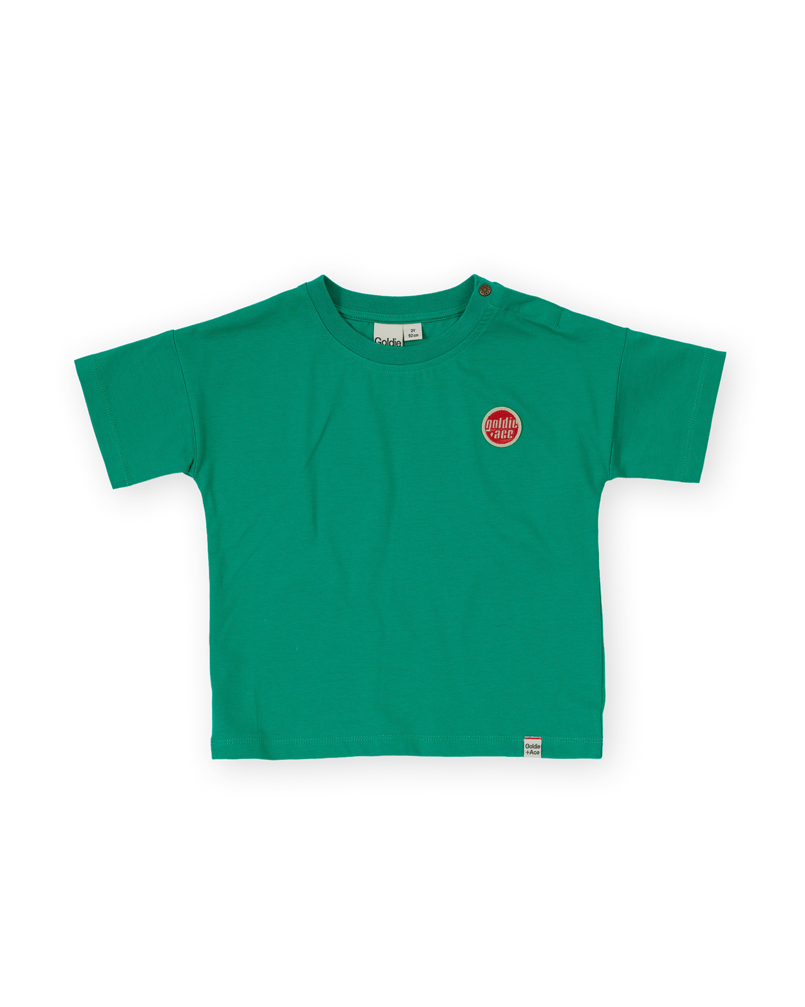 GOLDIE & ACE ESSENTIAL LOGO T-SHIRT GREEN