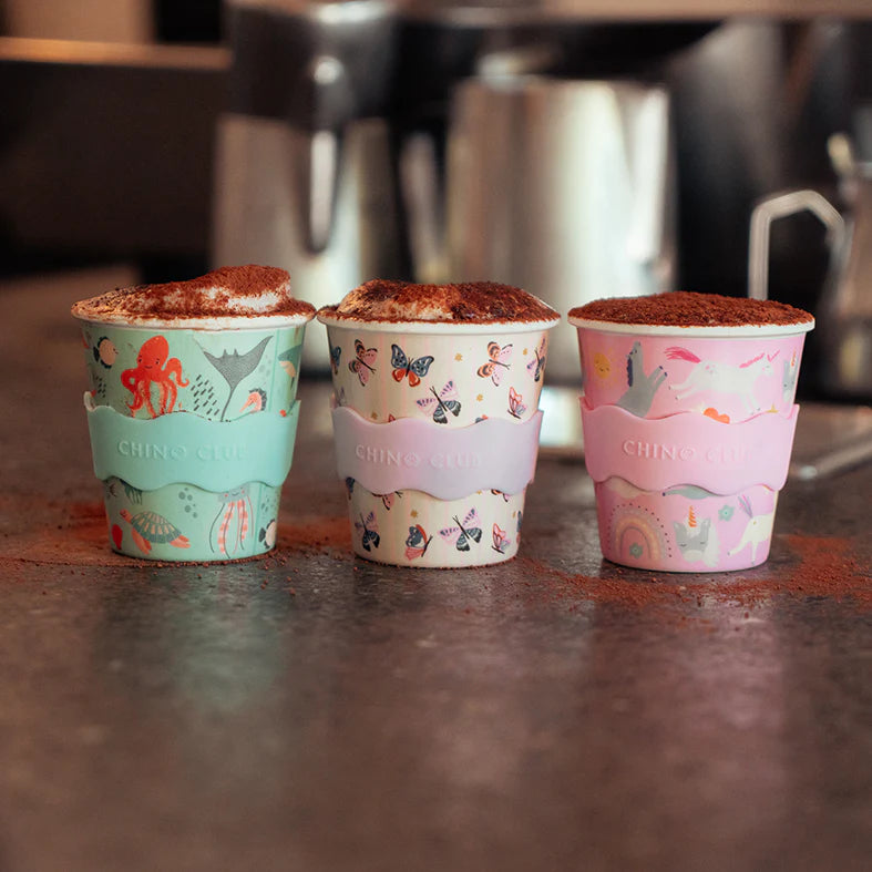 Chino Club Pink Unicorn Baby Cino Cup 4oz"