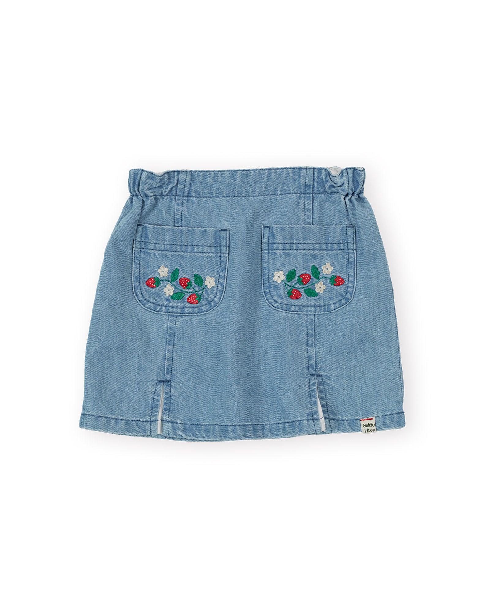 Goldie & Ace Wild Strawberry Chambray Skirt