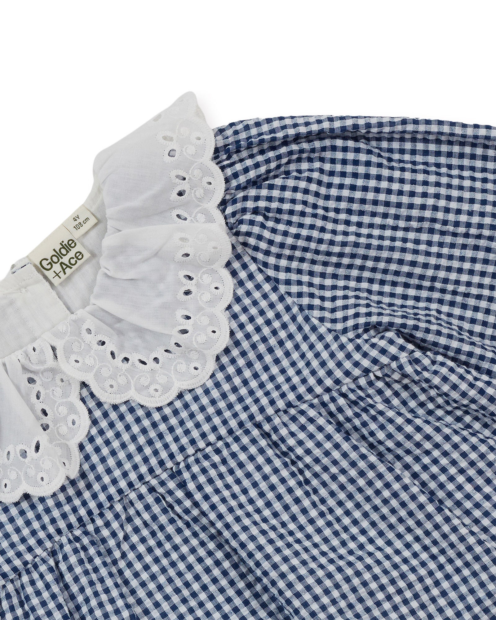 Goldie & Ace Gingham Collared Dress