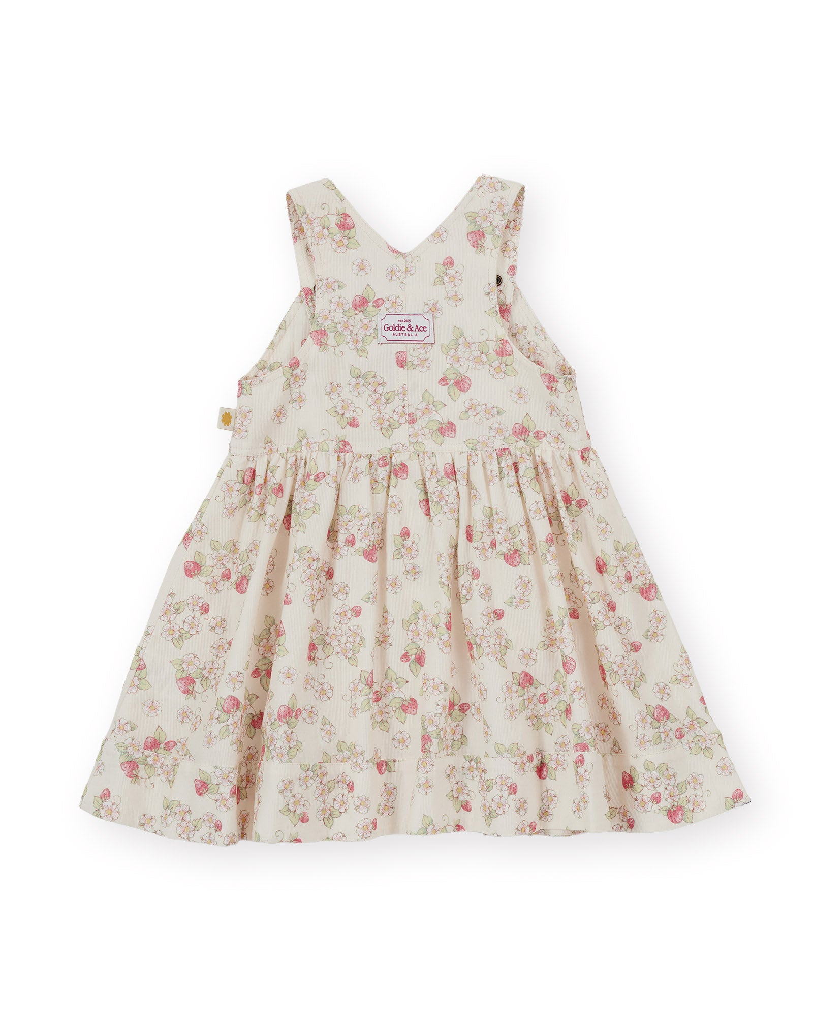 Goldie & Ace Strawberry Fields Pinafore Dress