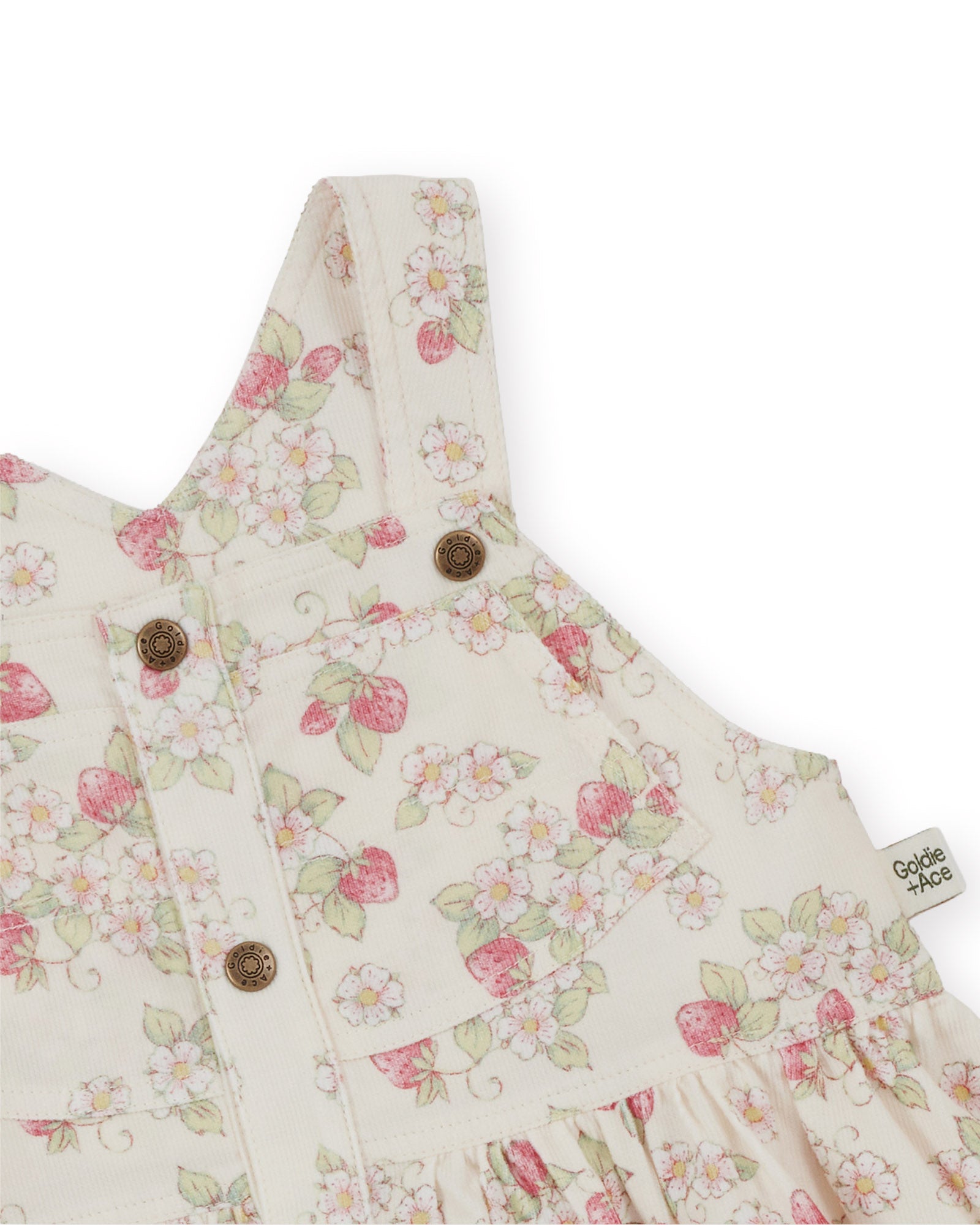 Goldie & Ace Strawberry Fields Pinafore Dress
