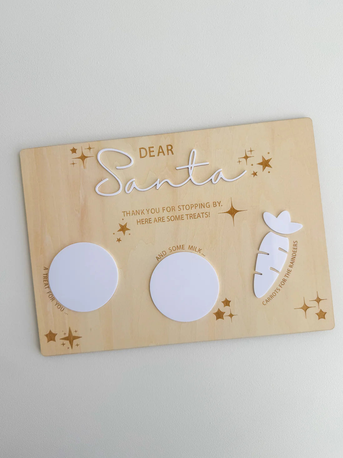 Petite Co Dear Santa Treat Board
