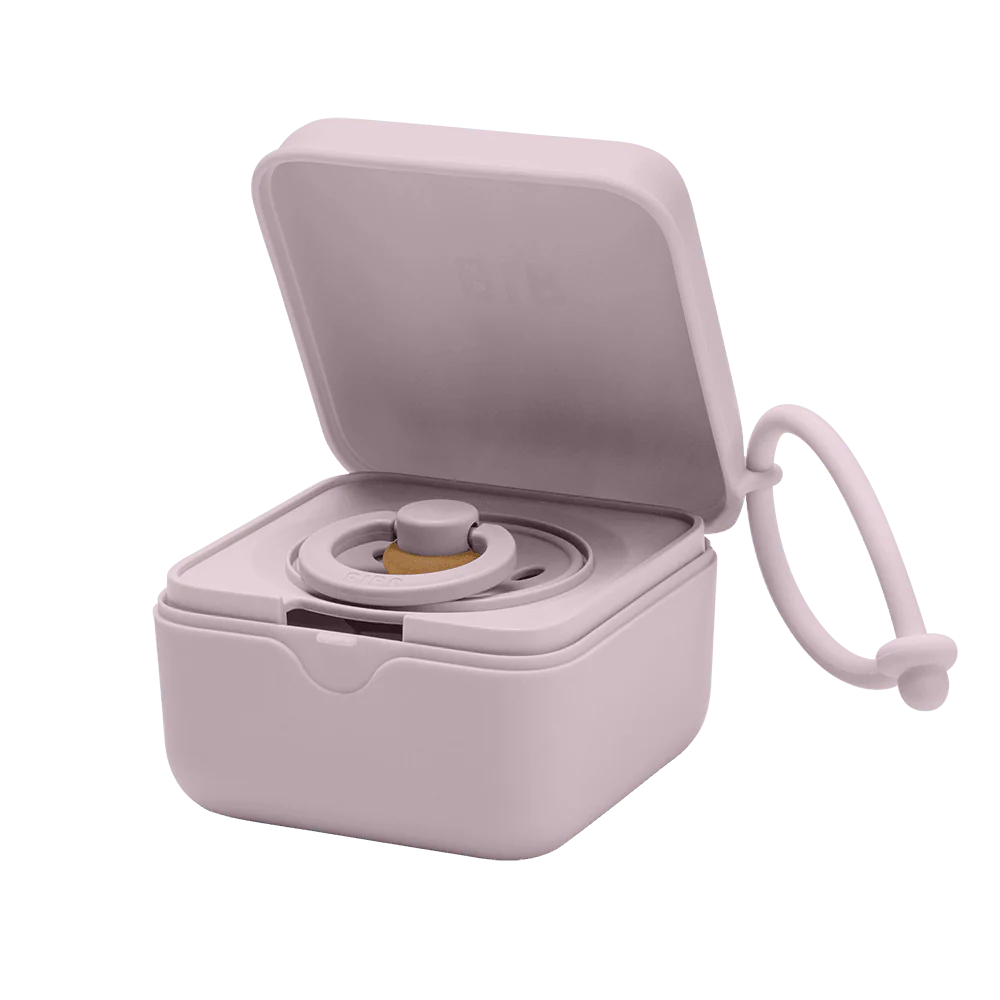 Bibs Pacifier Box Dusty Lilac