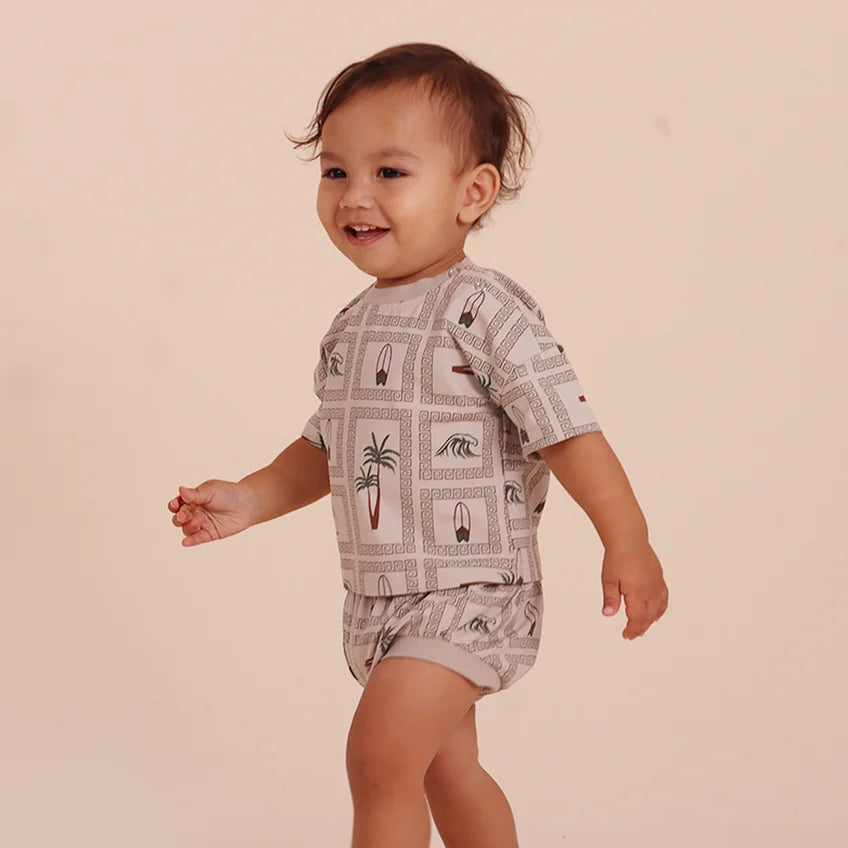 Tiny Tribe Surf Life Set- Grey