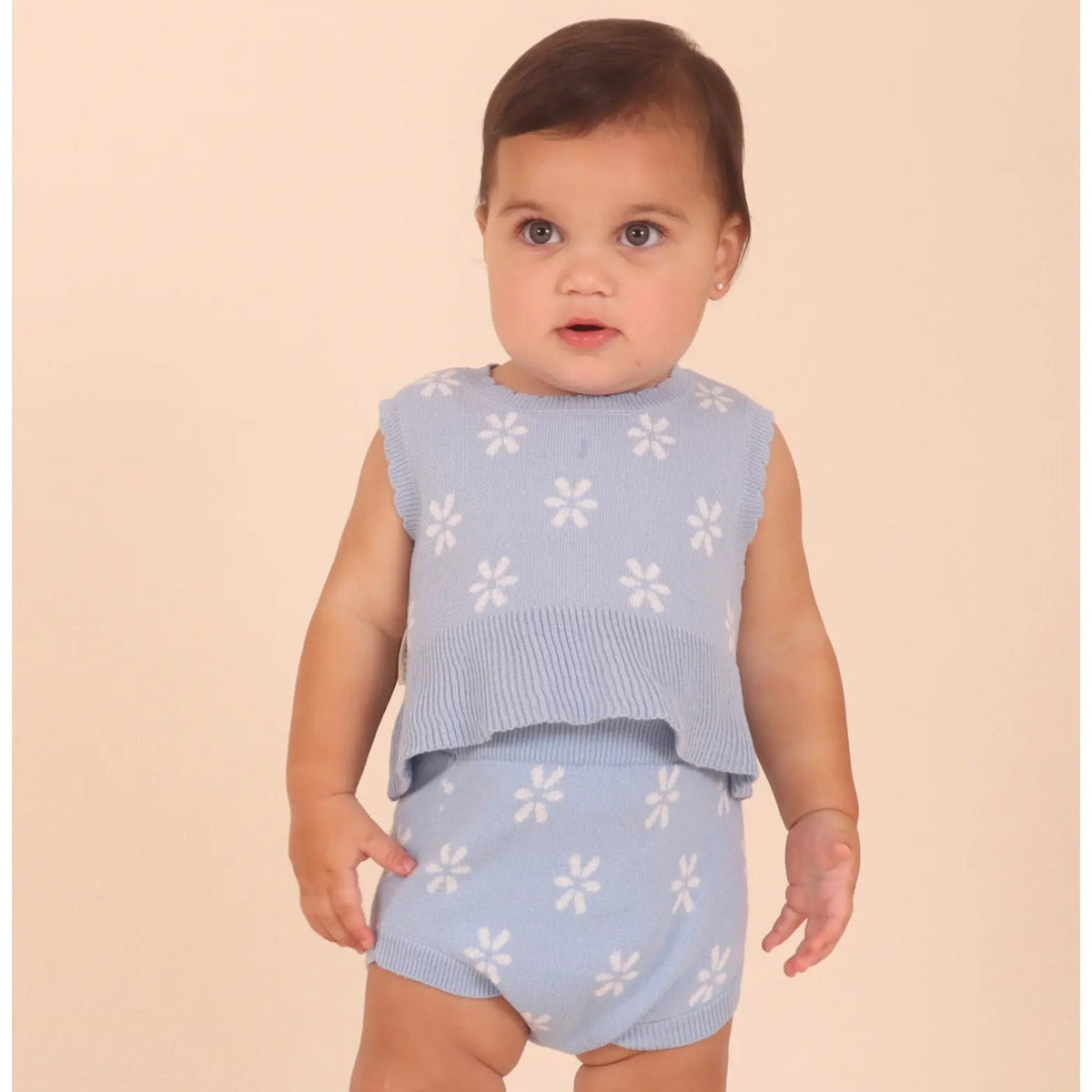Tiny Tribe Flower Knit Set