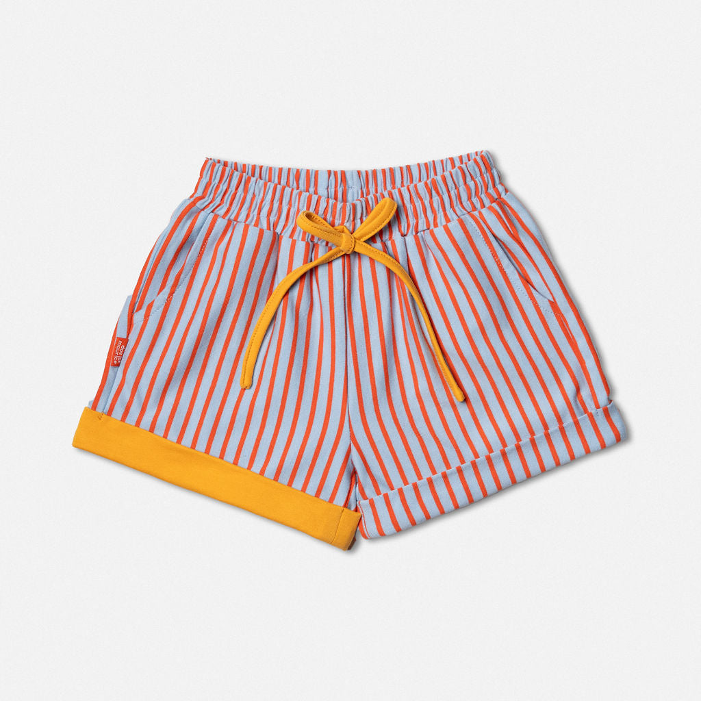 Das Ist Maurice Shorts Blue & Orange Stripes