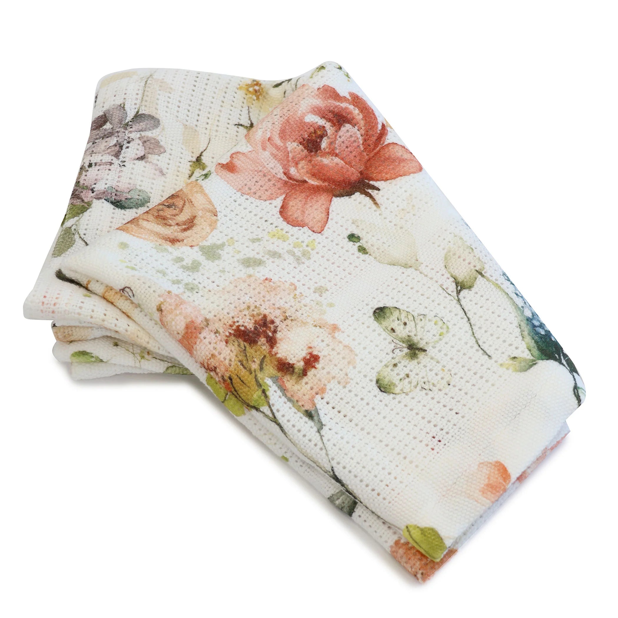 Bubba Blue Peonies Bamboo Cellular Blanket