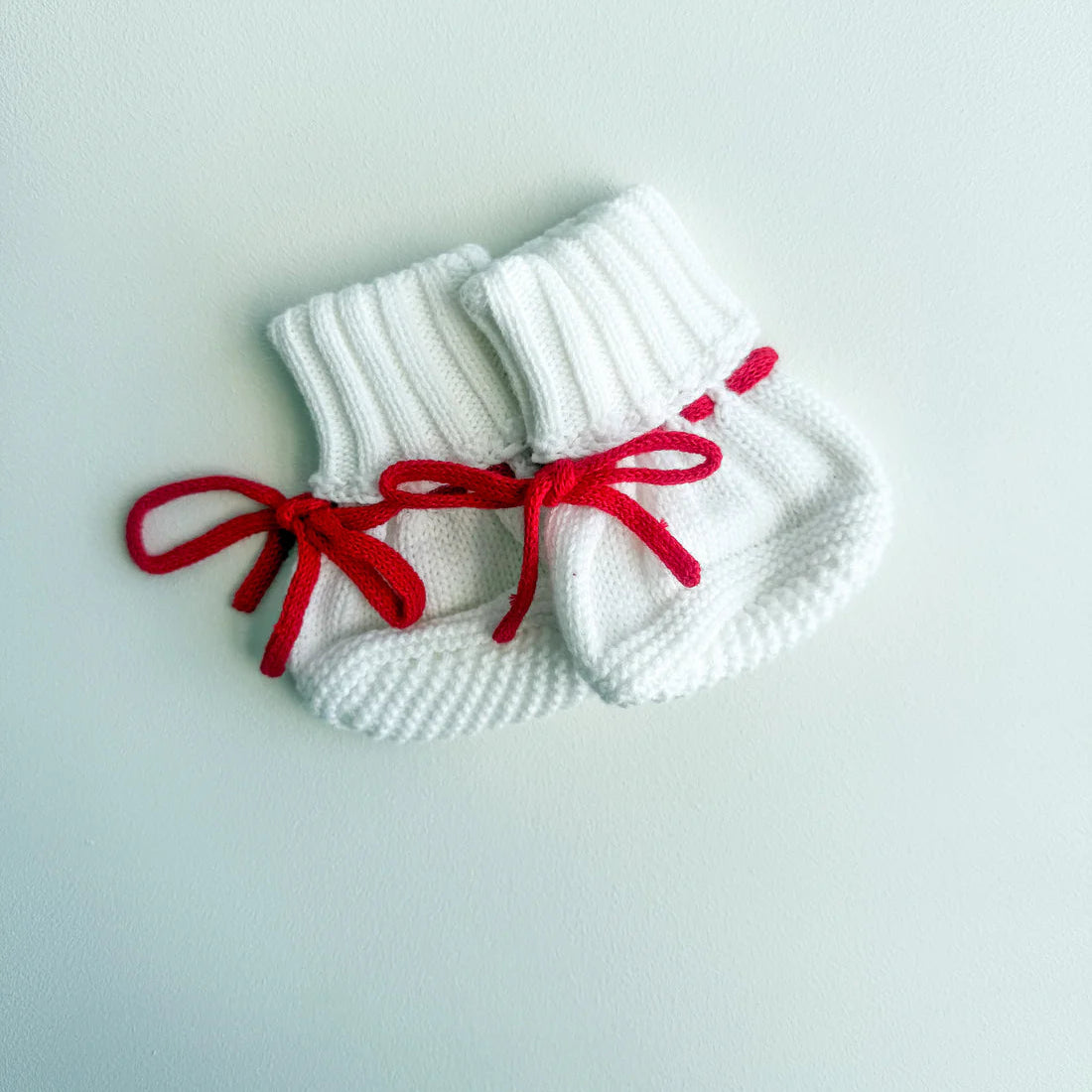 Petite + Co Christmas Booties Milk