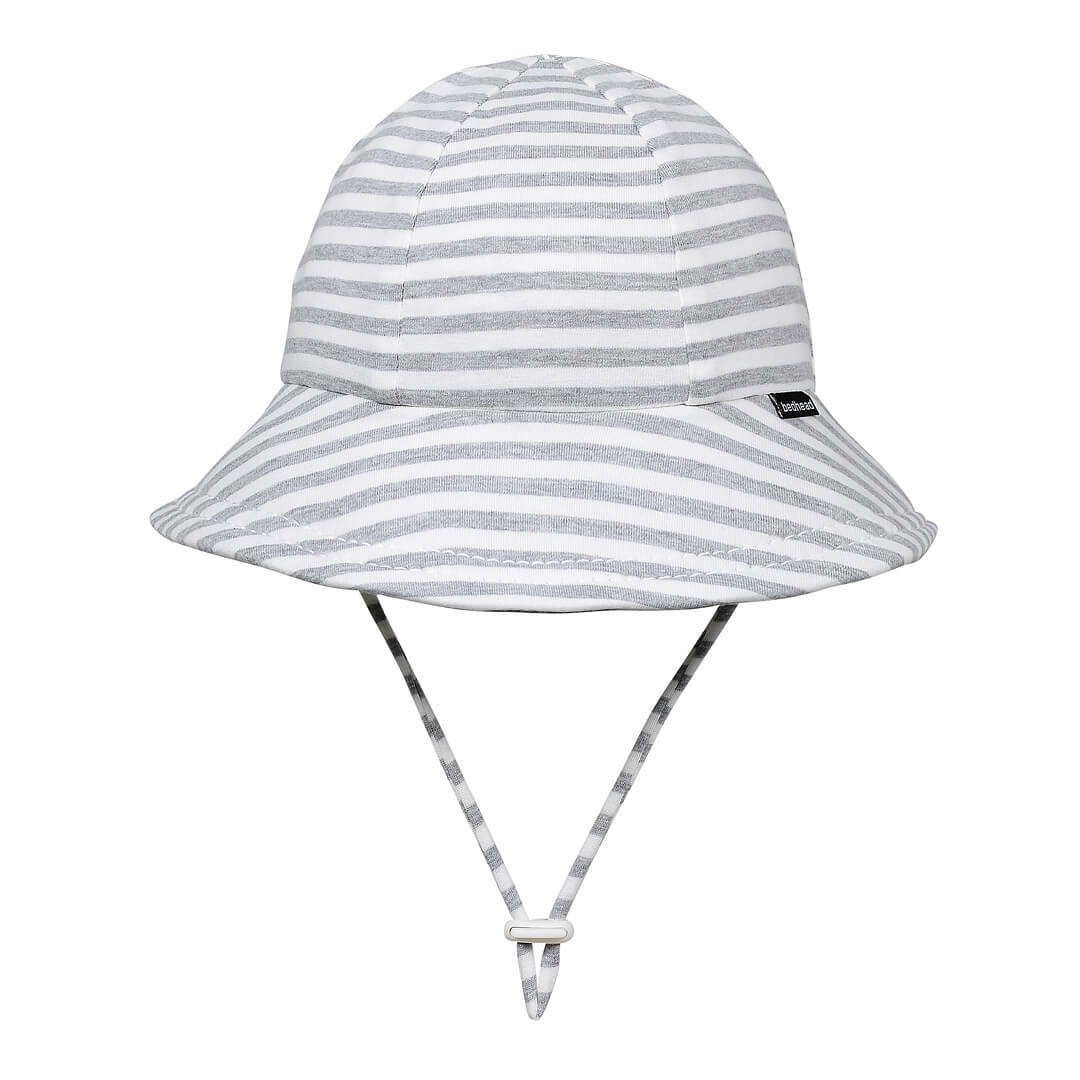 Bedhead Toddler Bucket Sun Hat - Grey Stripe