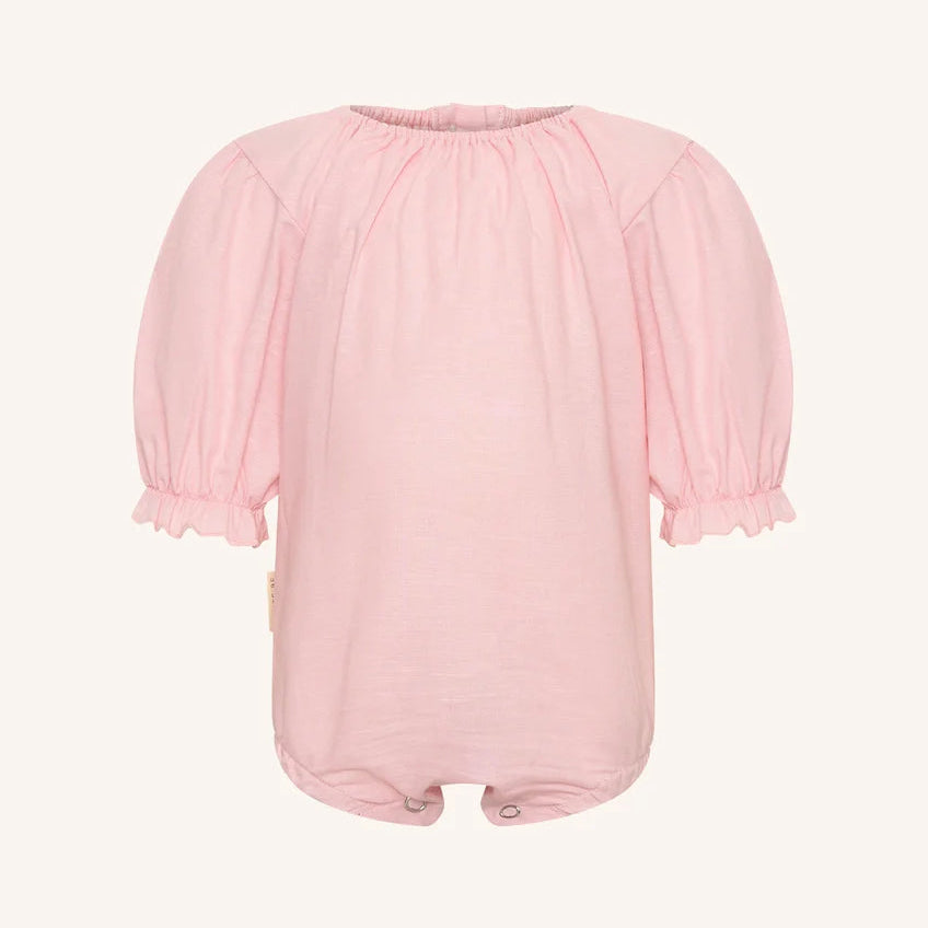 Tiny Tribe Linen Bodysuit - Pink