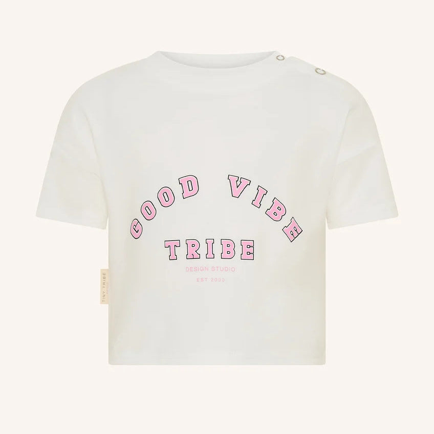 Tiny Tribe Good Vibe Tribe Drop Shoulder Tee
