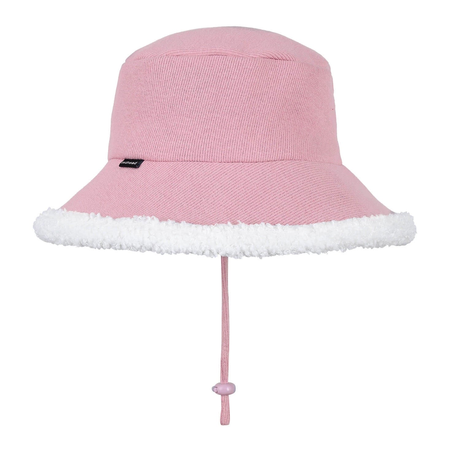 Bedhead Hats Rib Fleece Lined Bucket Sun Hat- Rosewood