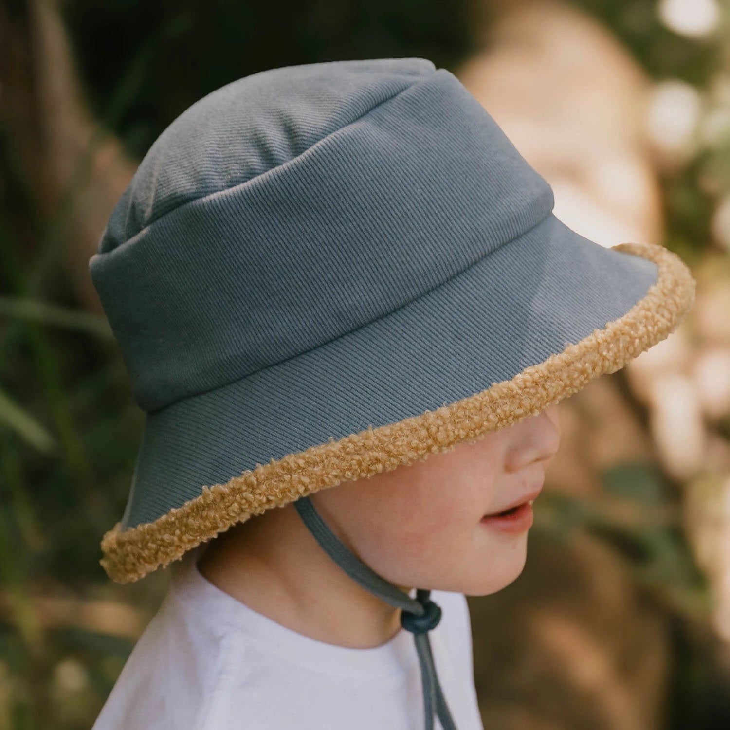Bedhead Hats Rib Fleece Lined Bucket Hat - Shadow