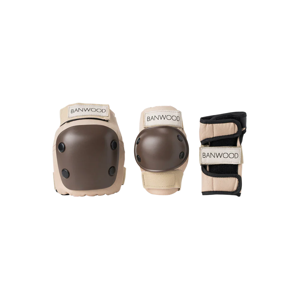Banwood Skateboard Protective Gear - Tan/Brown