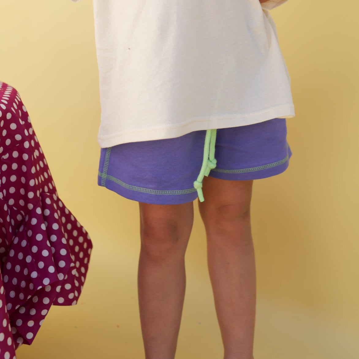 Small Swim Club Lounge Short Purple