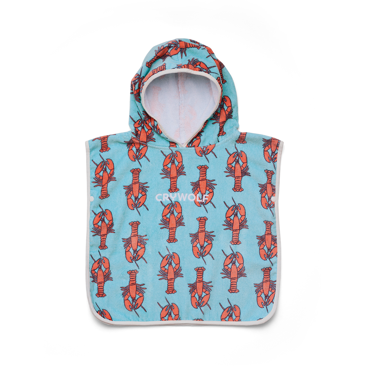 Cry Wolf BABY HOODED TOWEL Little Lobsters