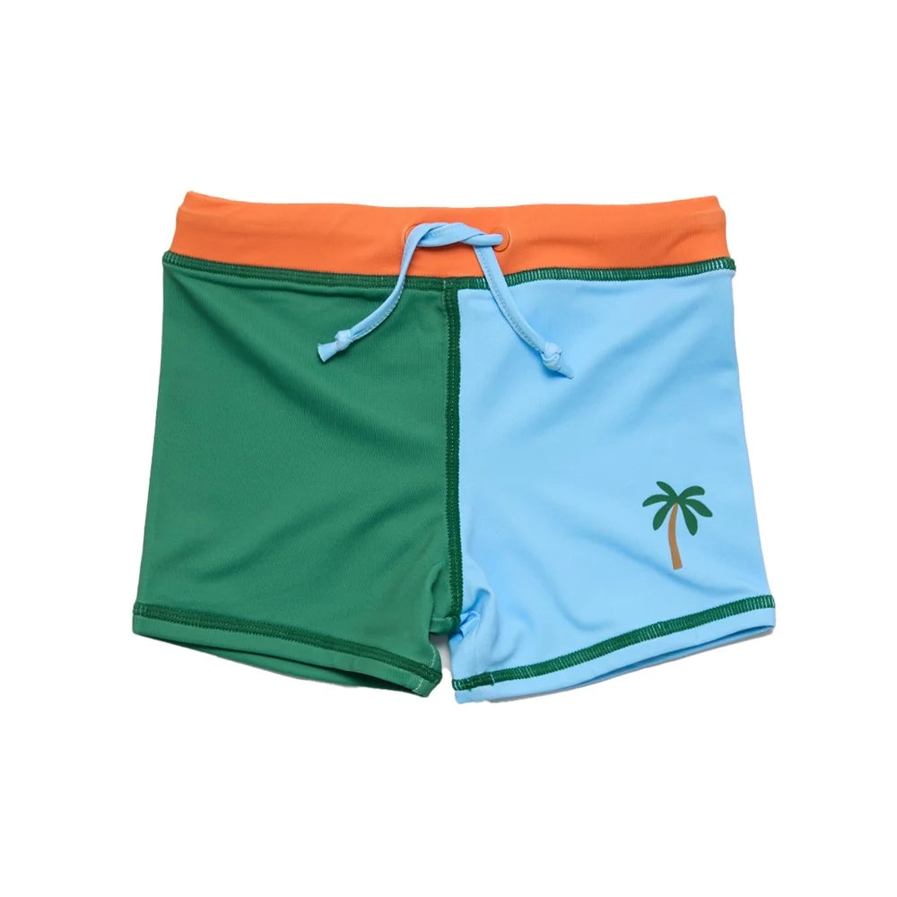 CRY WOLF BABY SWIM SHORT SEASIDE COLOUR BLOCK