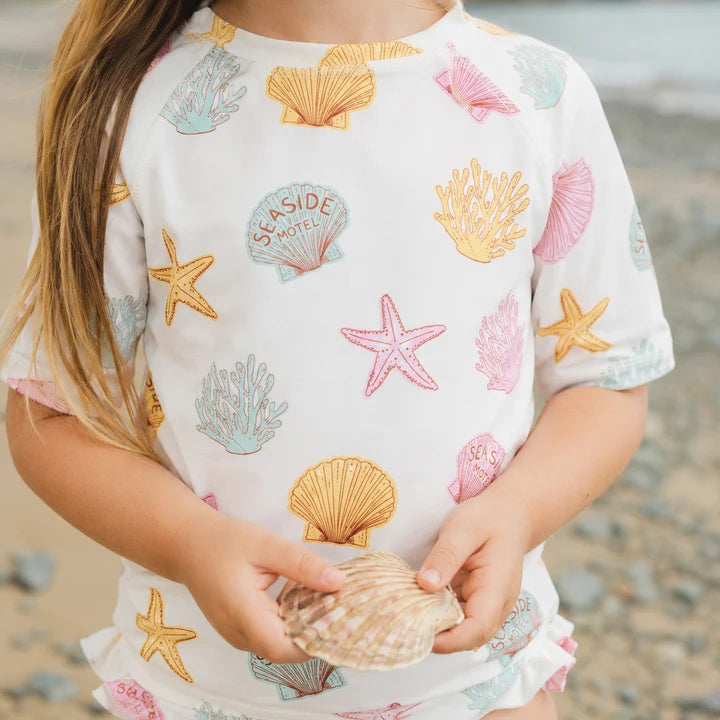 CRY WOLF SHORT SLEEVE RASH SET SHELL