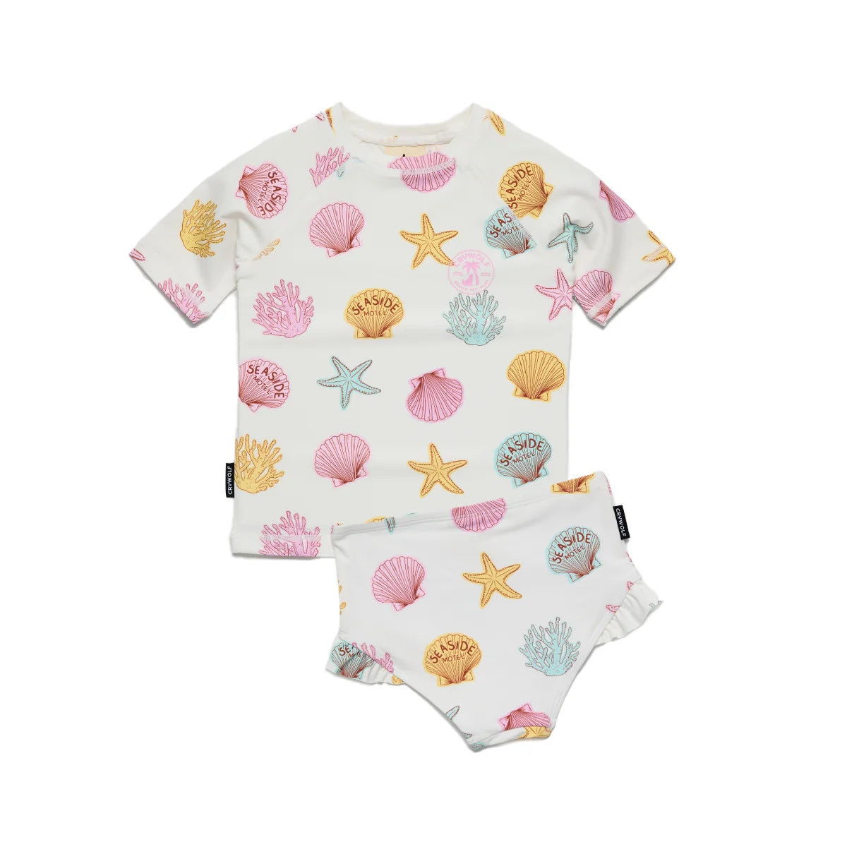 CRY WOLF SHORT SLEEVE RASH SET SHELL