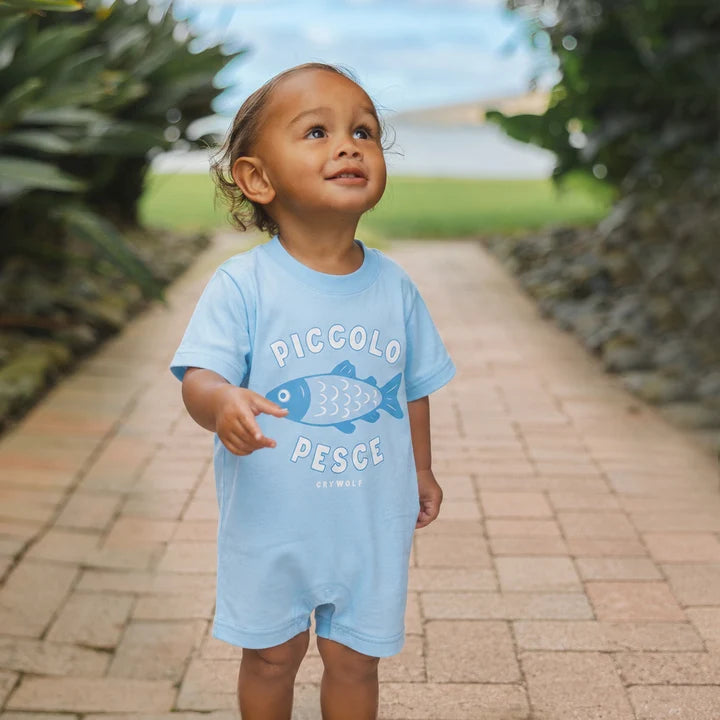 CRY WOLF SUN SMART ROMPER LITTLE FISH