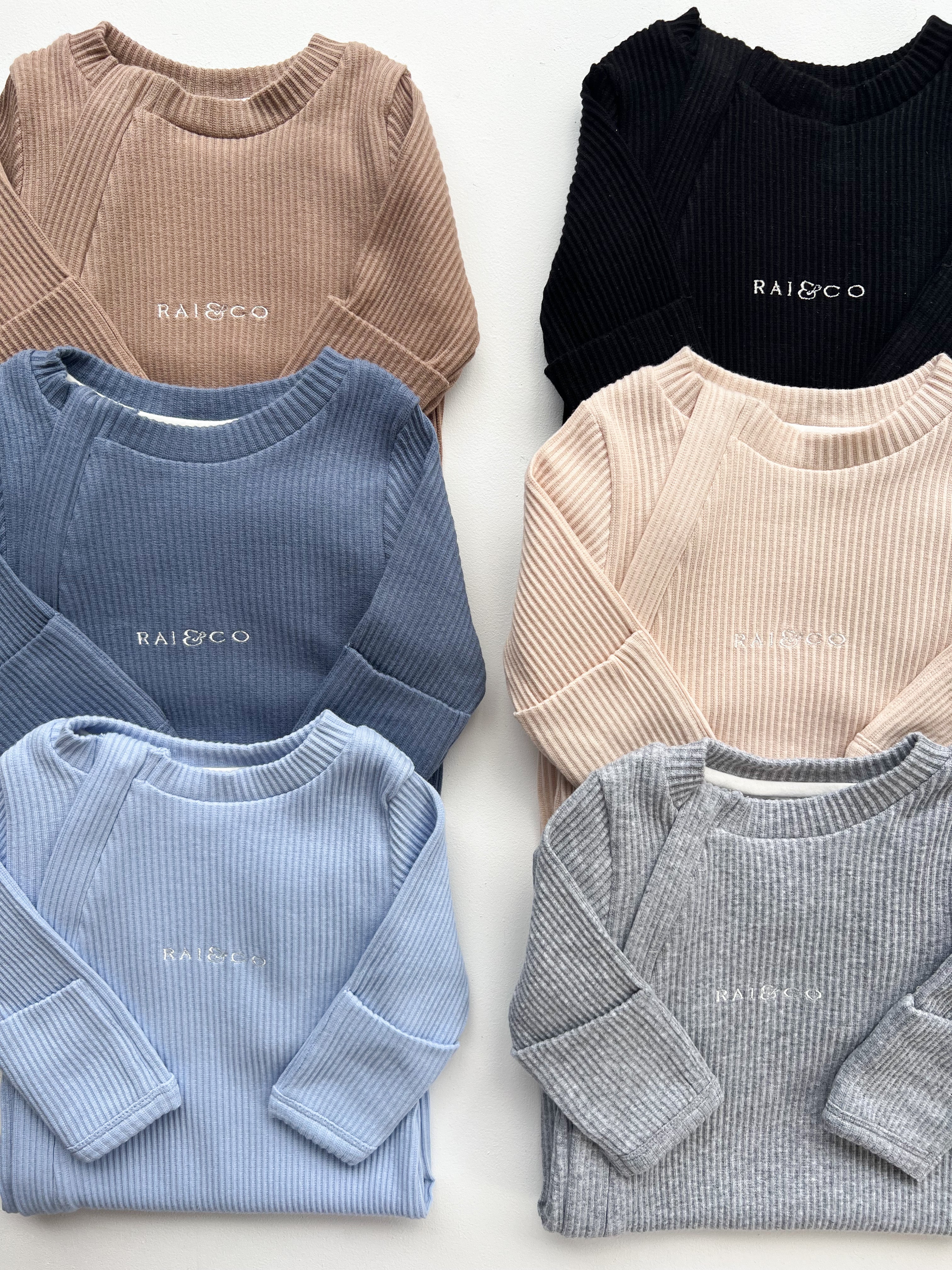 Rai & Co Ribbed Jumpsuits - Beige