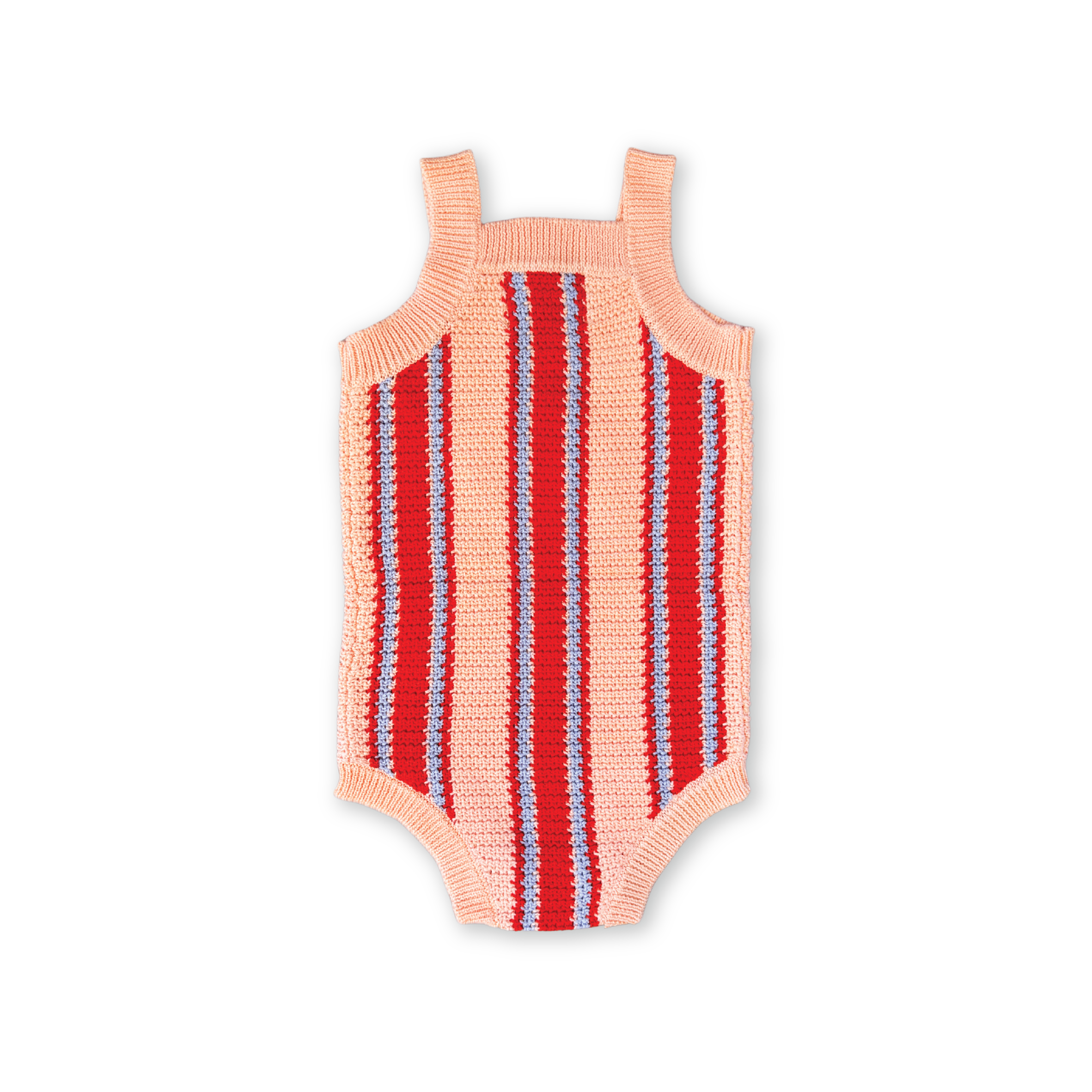 Grown Organic Island Stripe Shell Singletsuit
