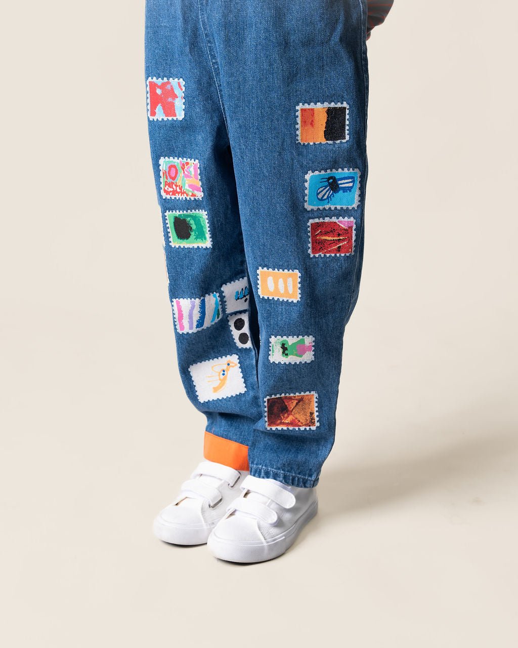 Das Ist Maurice Denim Overalls Stamps
