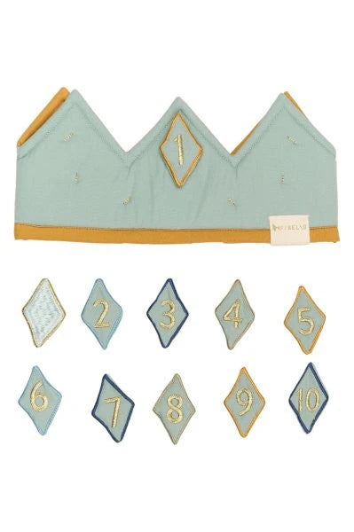 Fabelab Birthday Crown with Numbers 1-10 Natural
