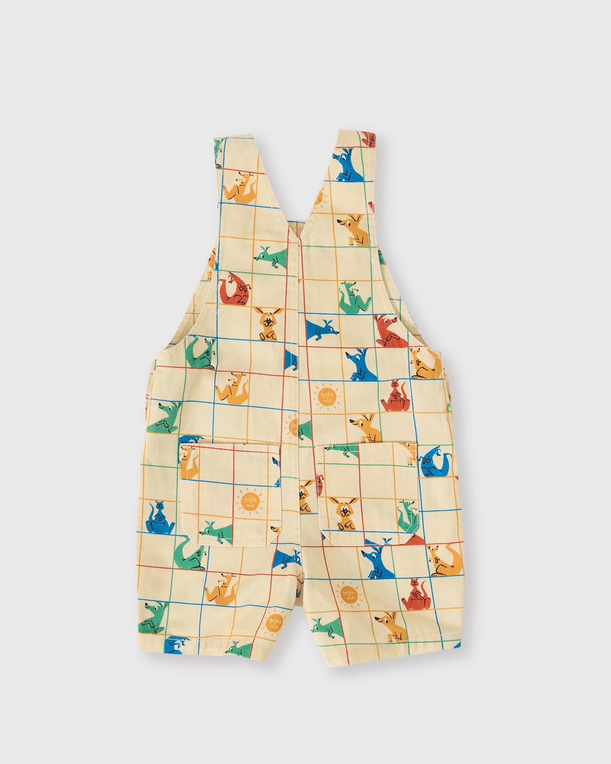 Goldie & Ace Hopscotch Burton Denim Overalls